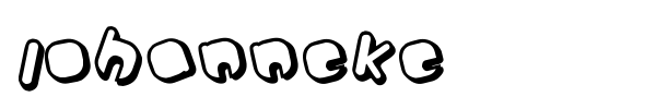 Johanneke font preview